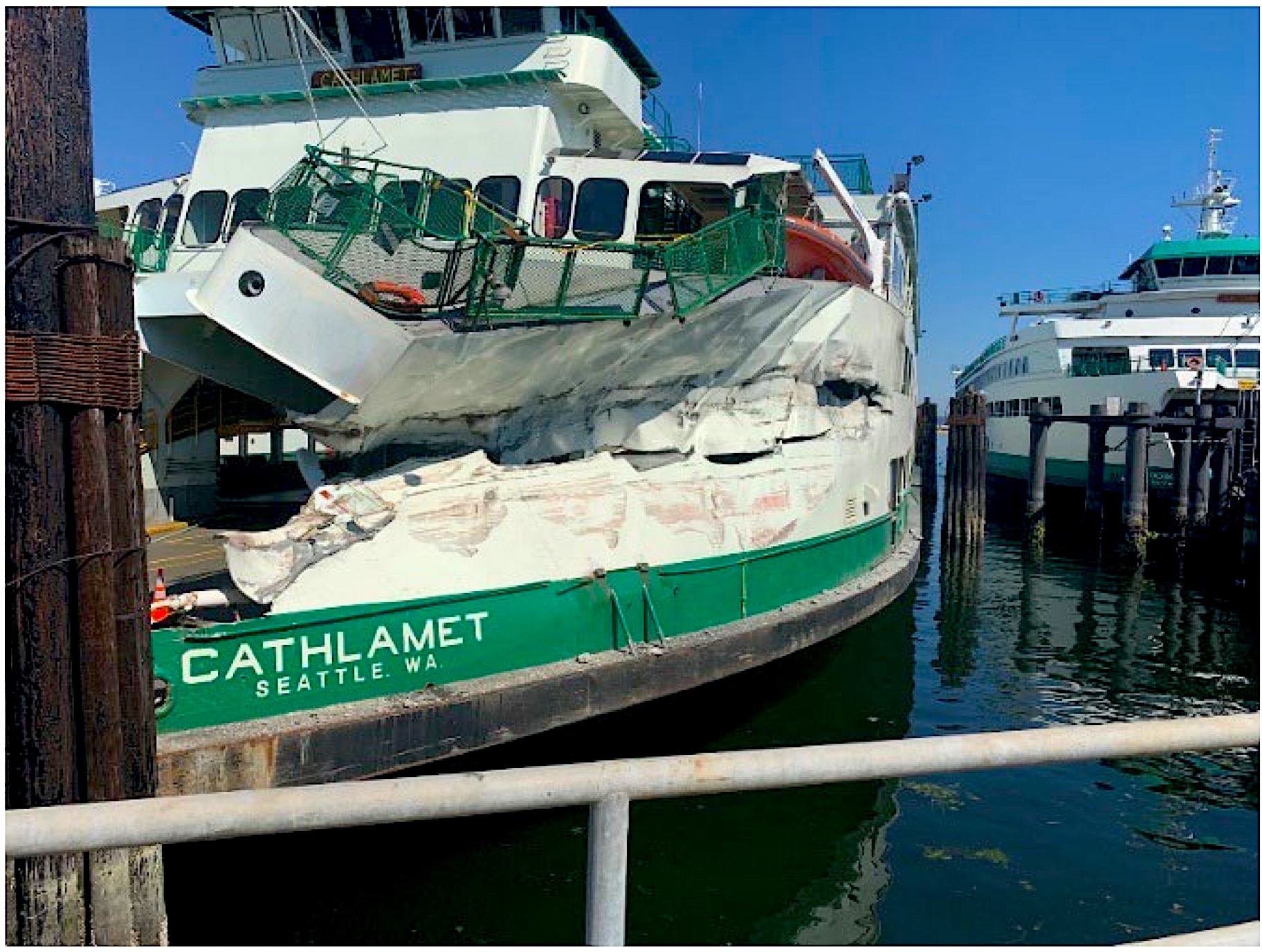 NTSB says Cathlamet ferry crash was caused by pilot fatigue and